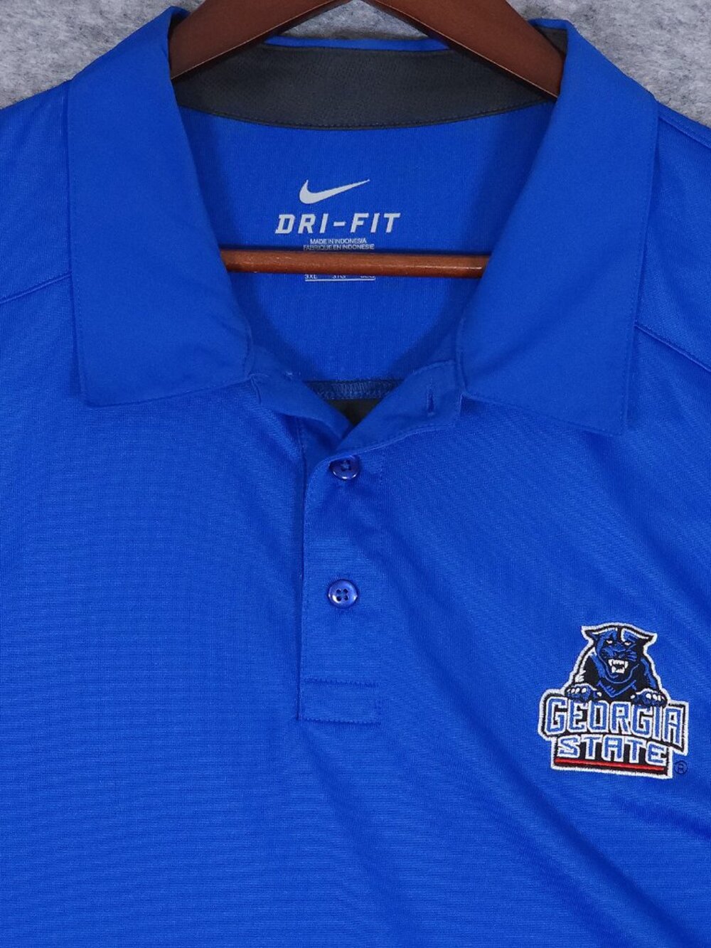 Nike Dri-Fit Georgia State Panthers Team Issued Coaches Polo 3XL Blue